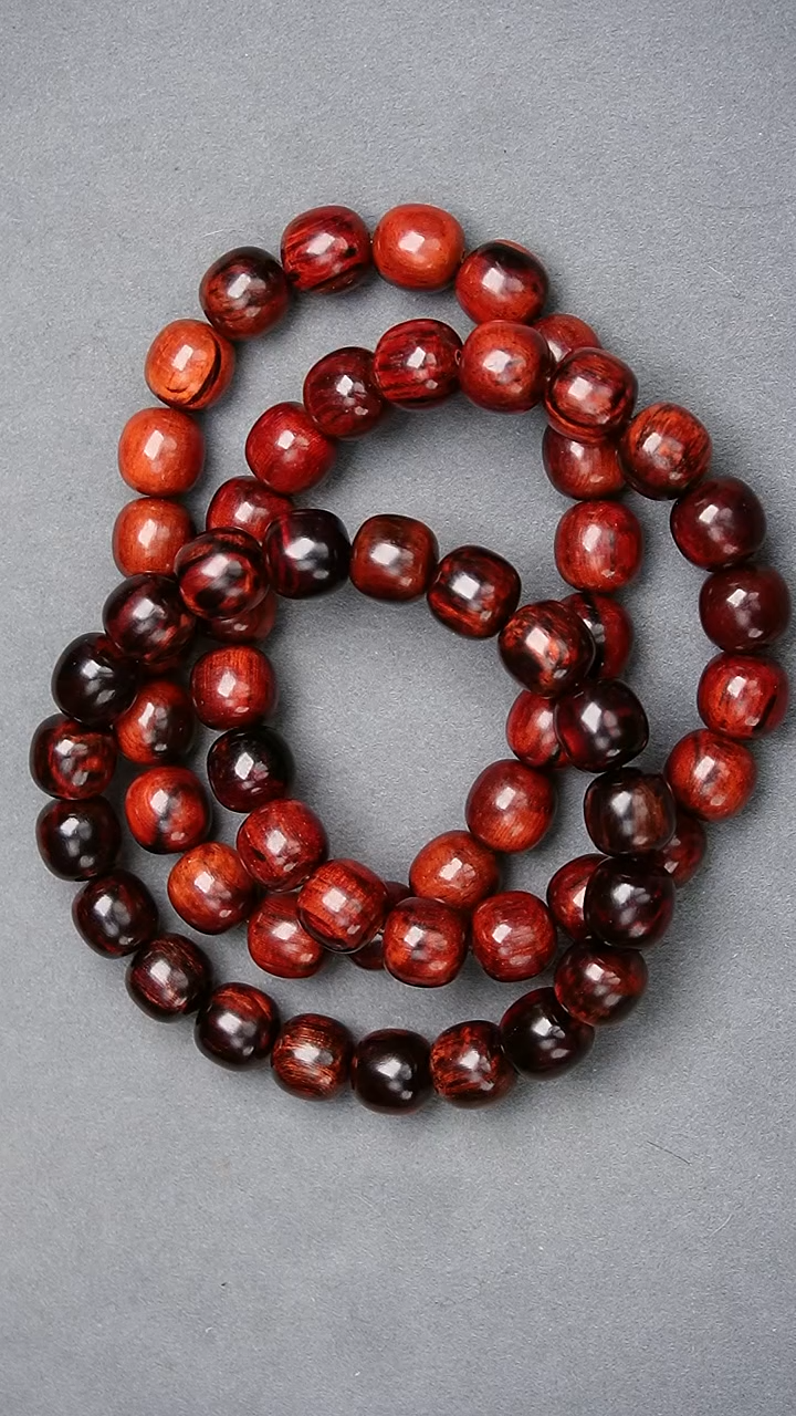 降真香手串/手链1.0黑飘红芝麻点秒沉岁多样性发一