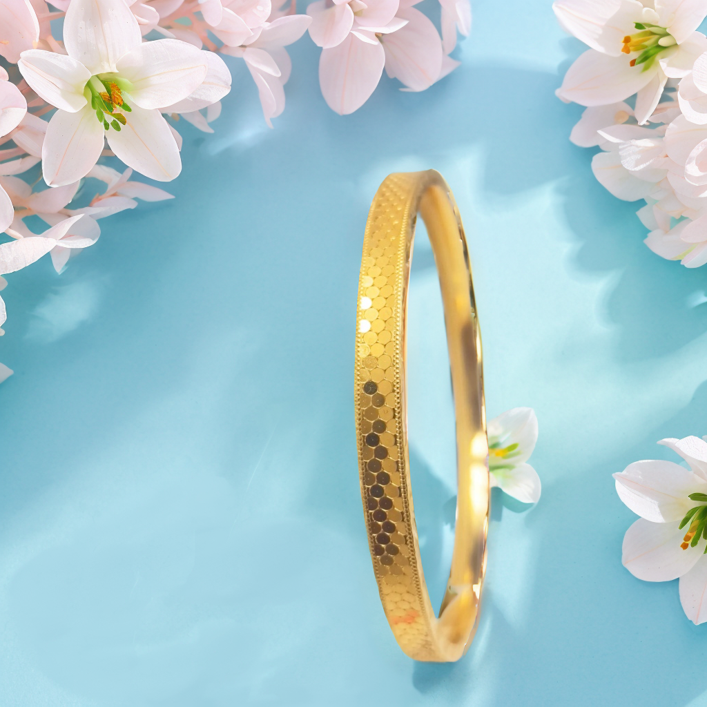 足银手镯 足银手镯  足银龙灵碎冰冰手镯轻奢时尚