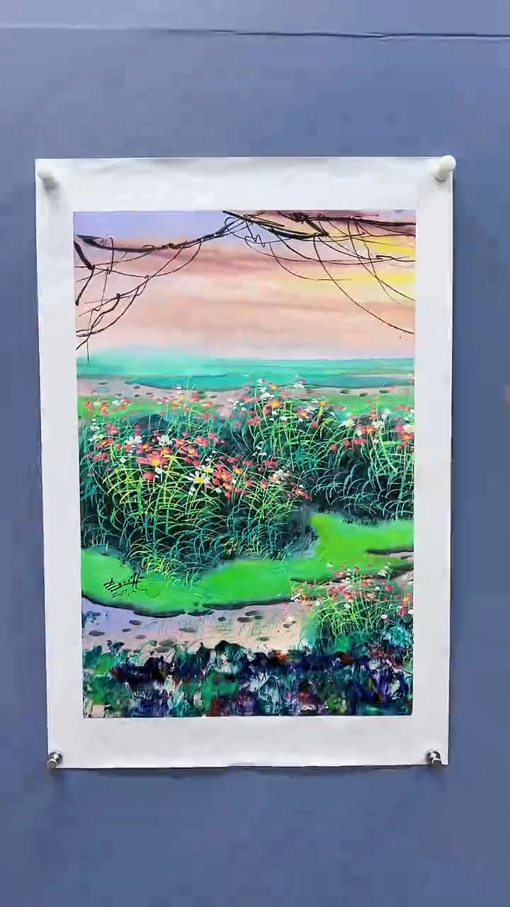 【闪购商品】绘画赵燮绘画2.7平尺抽象山水