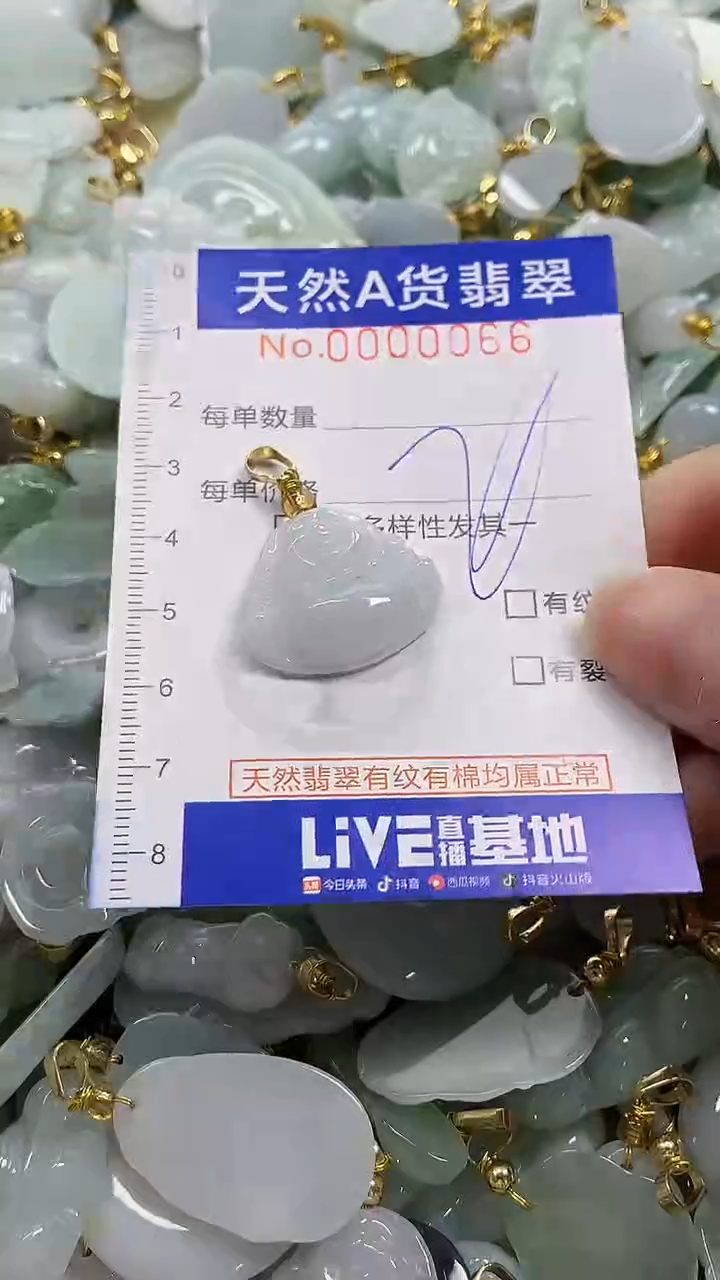 颈饰未镶嵌翡翠天然A货翡翠