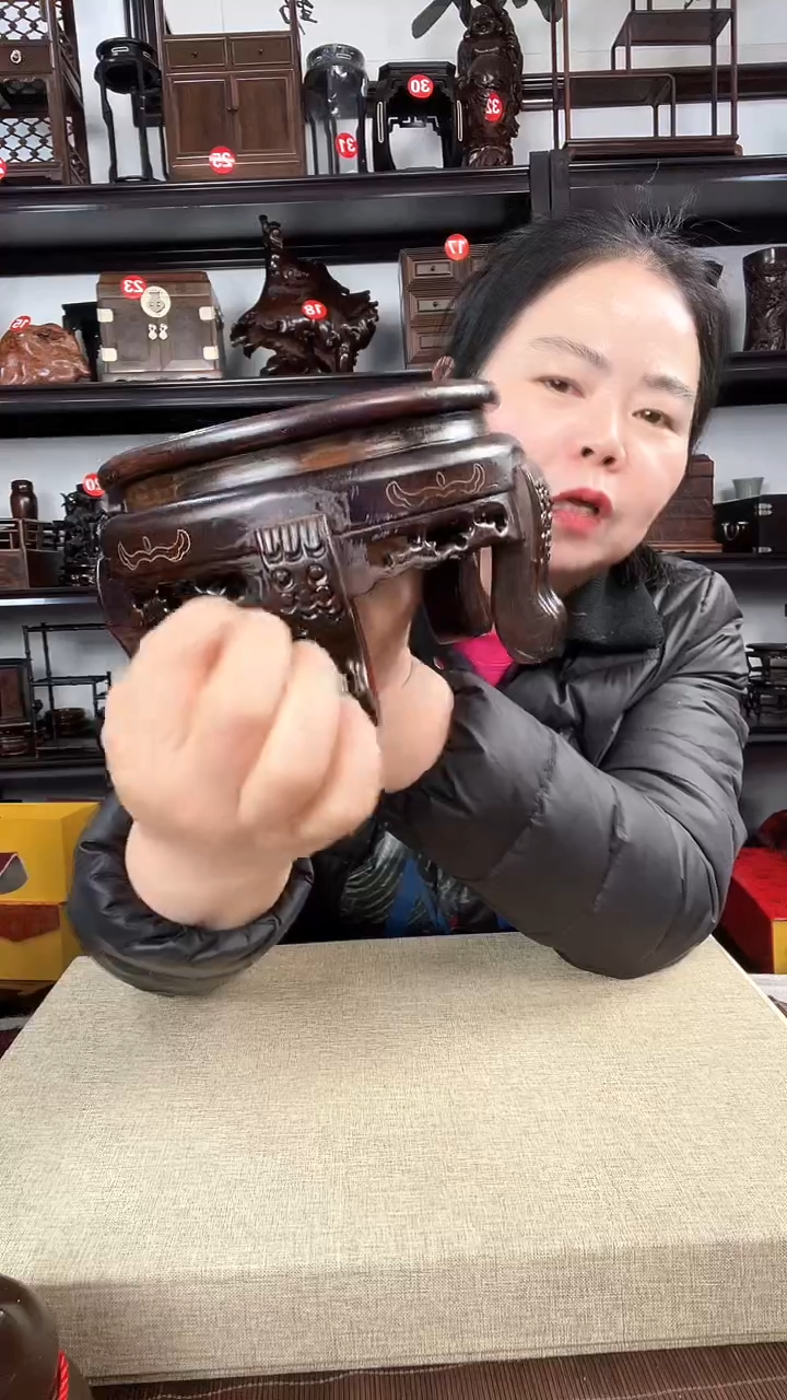 木542瑕疵老李红木工艺品