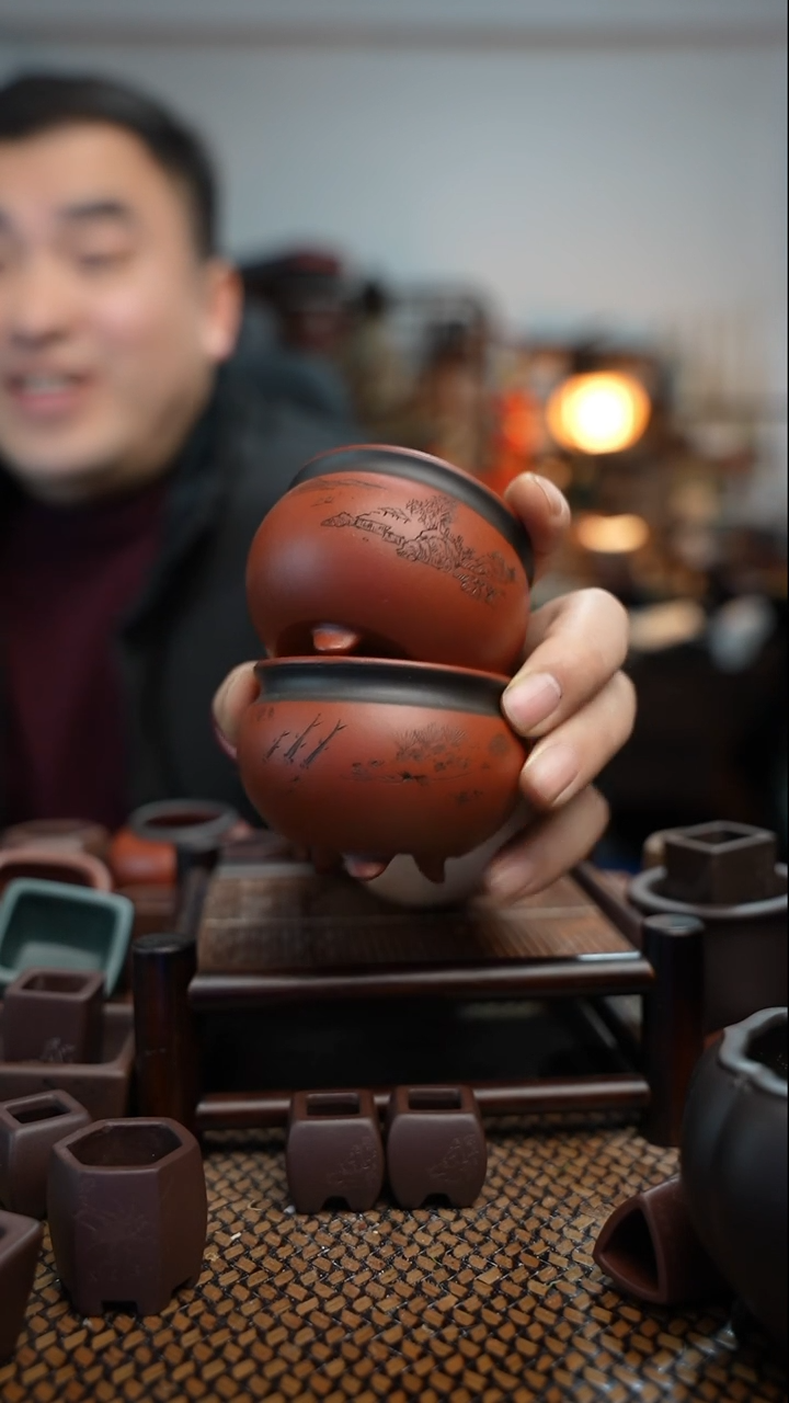 【闪购商品】紫砂花盆長木軒精品紫砂