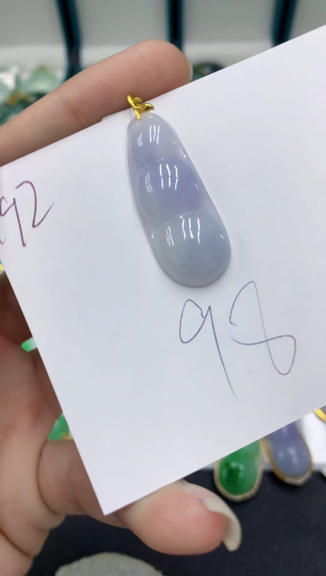 【闪购商品】翡翠颈饰18K金镶嵌翡翠