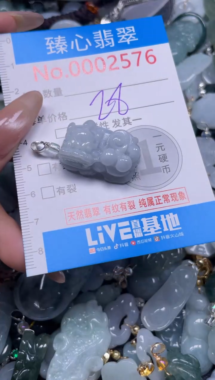 颈饰未镶嵌翡翠2576