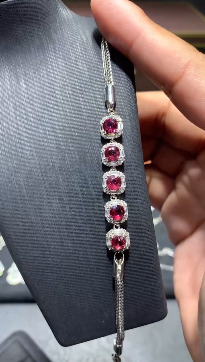 未镶嵌手链石榴石K124【多样性发其一】