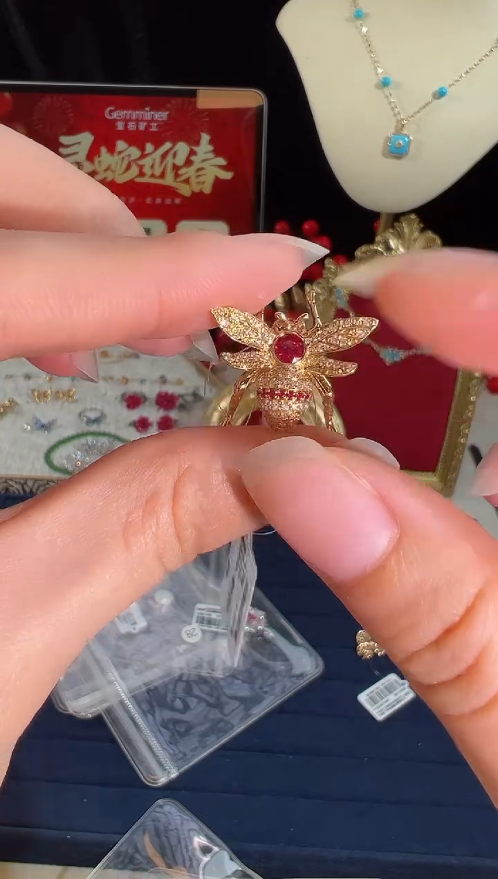 【闪购商品】红宝石颈饰18K金镶嵌BN1937#-#29