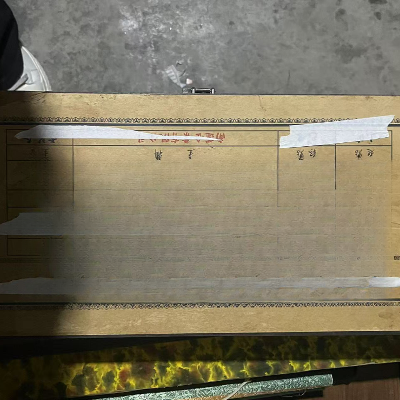 精品摆件唐哥木盒四