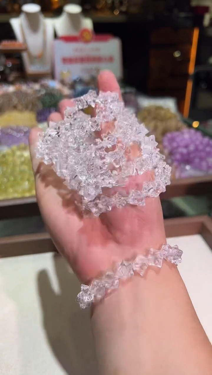 未镶嵌手链水晶梅尔卡巴白水（多样性发一）