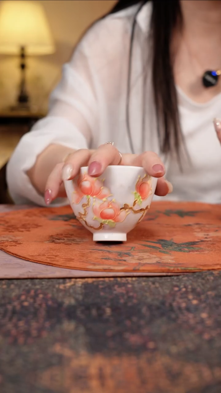 杯景德镇陶瓷杯碗柴烧多人