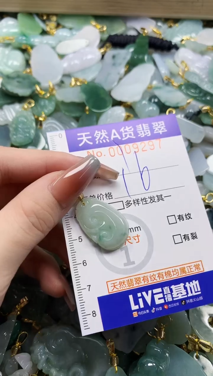 颈饰未镶嵌翡翠天然A货翡翠