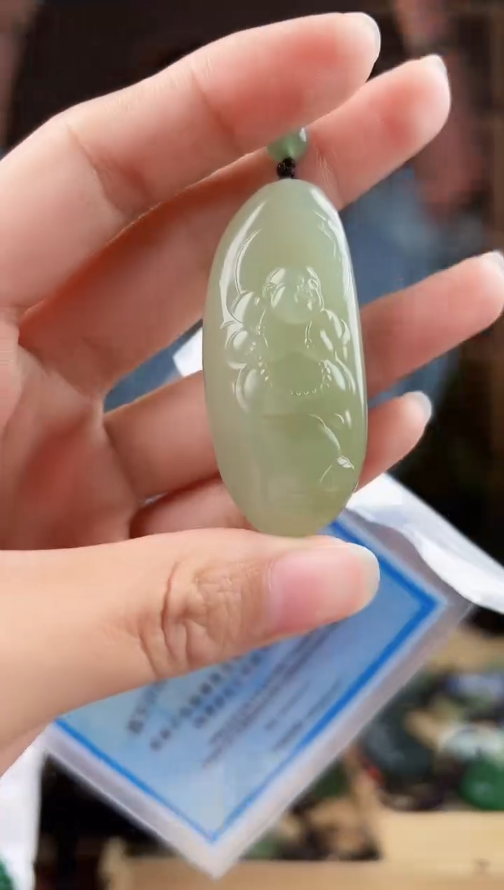 颈饰未镶嵌和田玉拍一发一，多样性发货