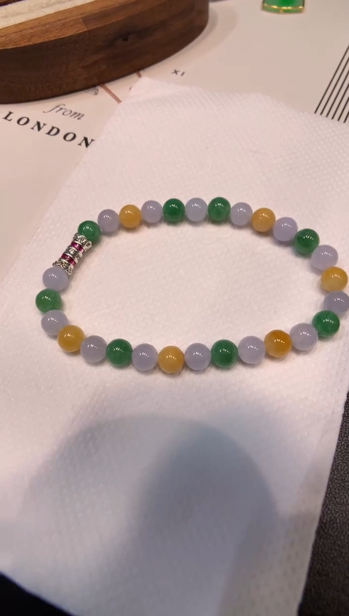 未镶嵌手串翡翠手串