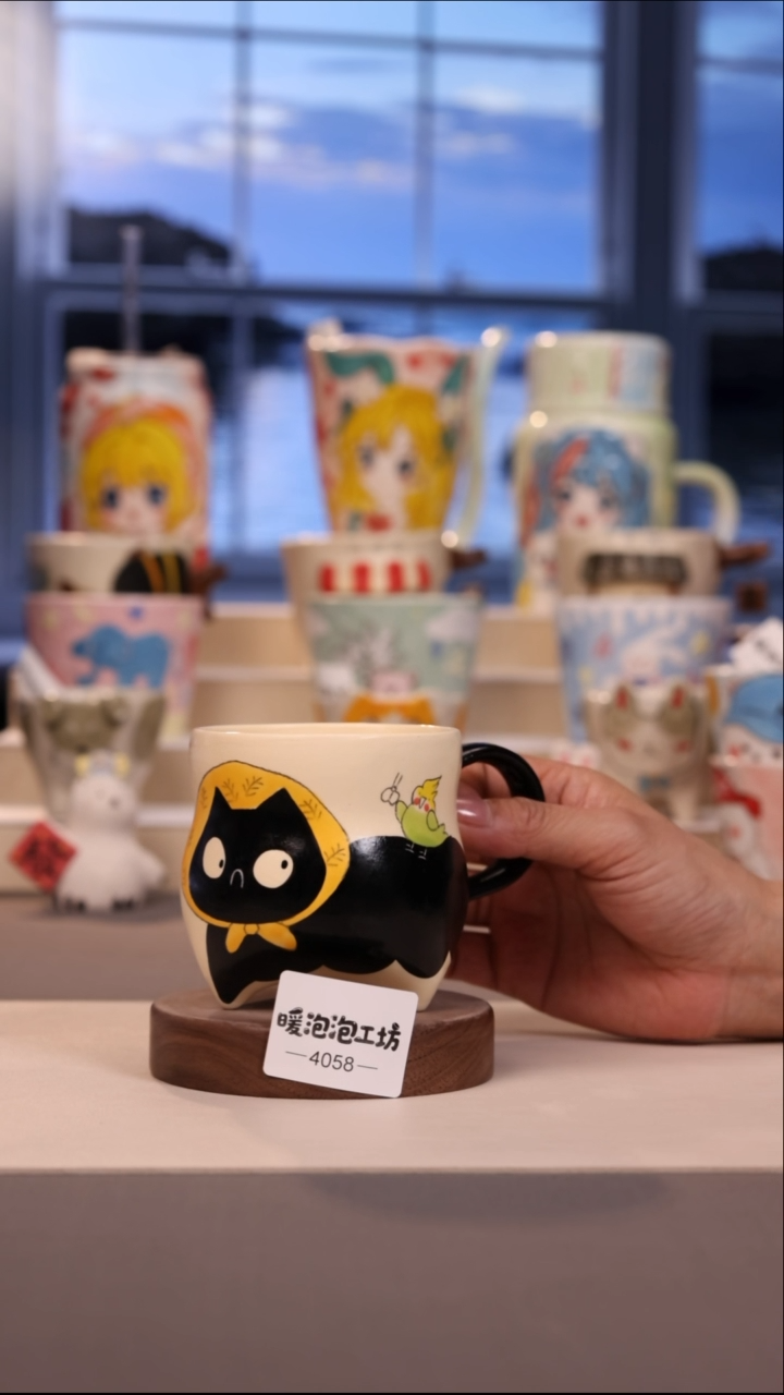 摆件景德镇原创手工陶瓷4058