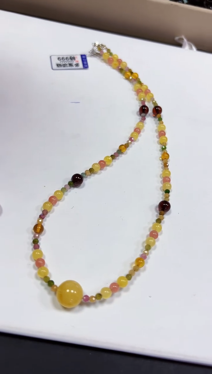 【闪购商品】蜜蜡颈饰未镶嵌项链