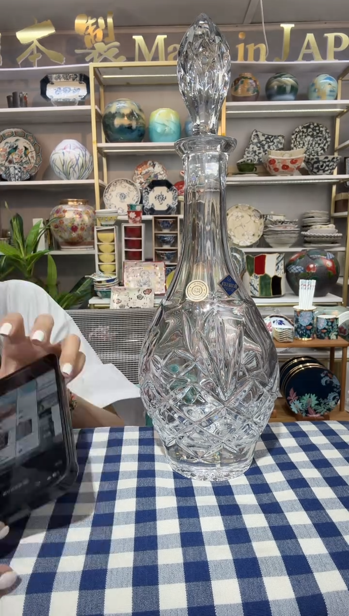 瓷捷克进口卡蒂娜酒樽830ml一只