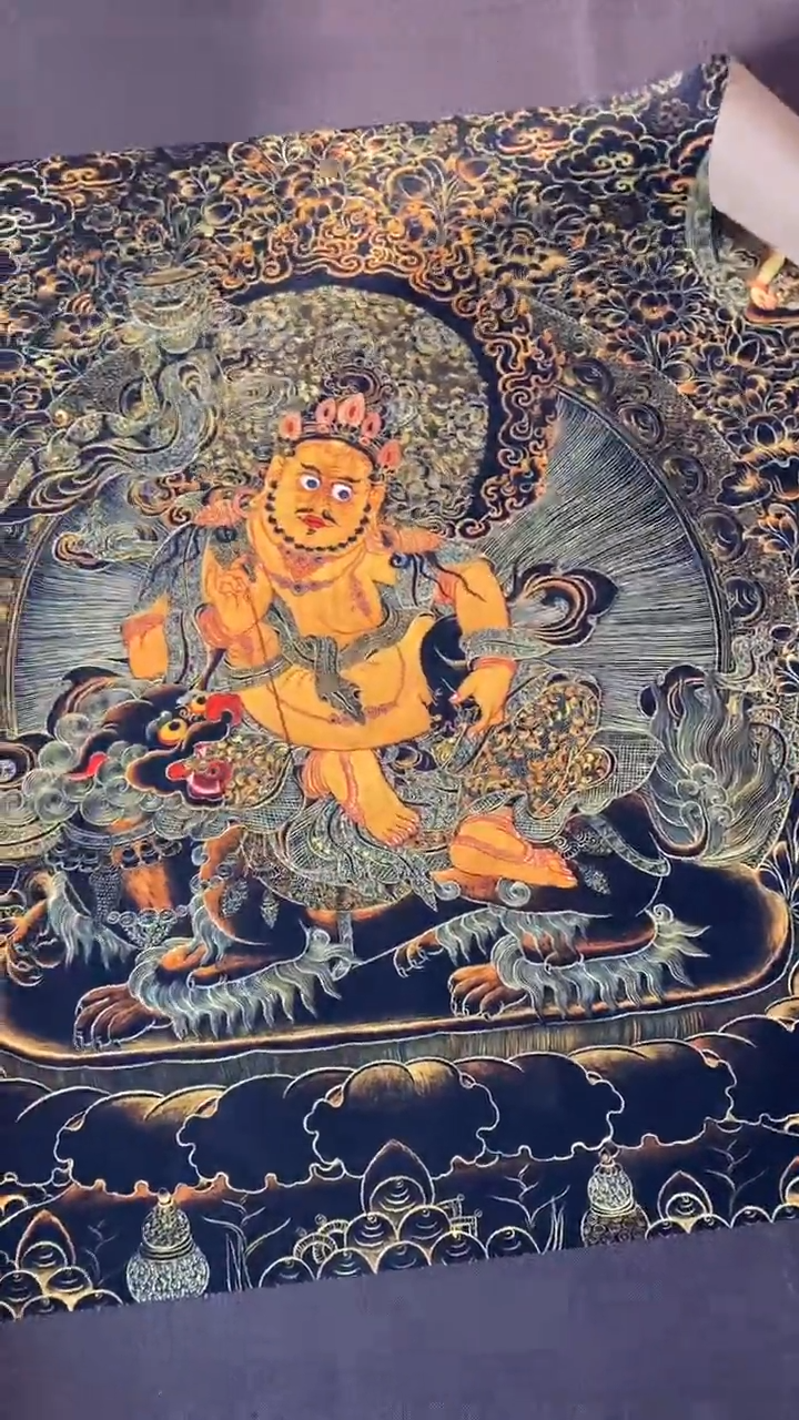 卷轴画王姬藏传唐卡艺术品