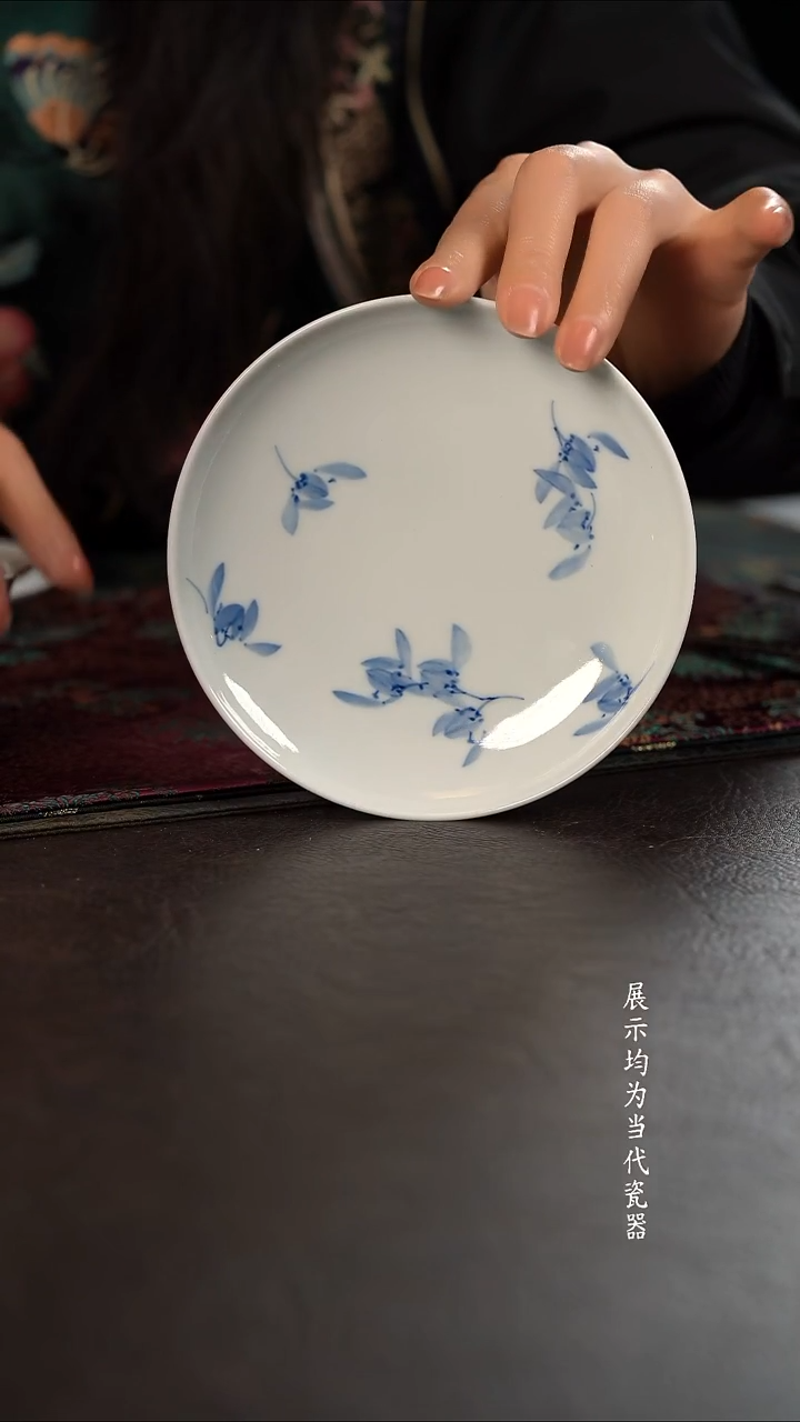 直径 14 品遗HL兰花头小壶承