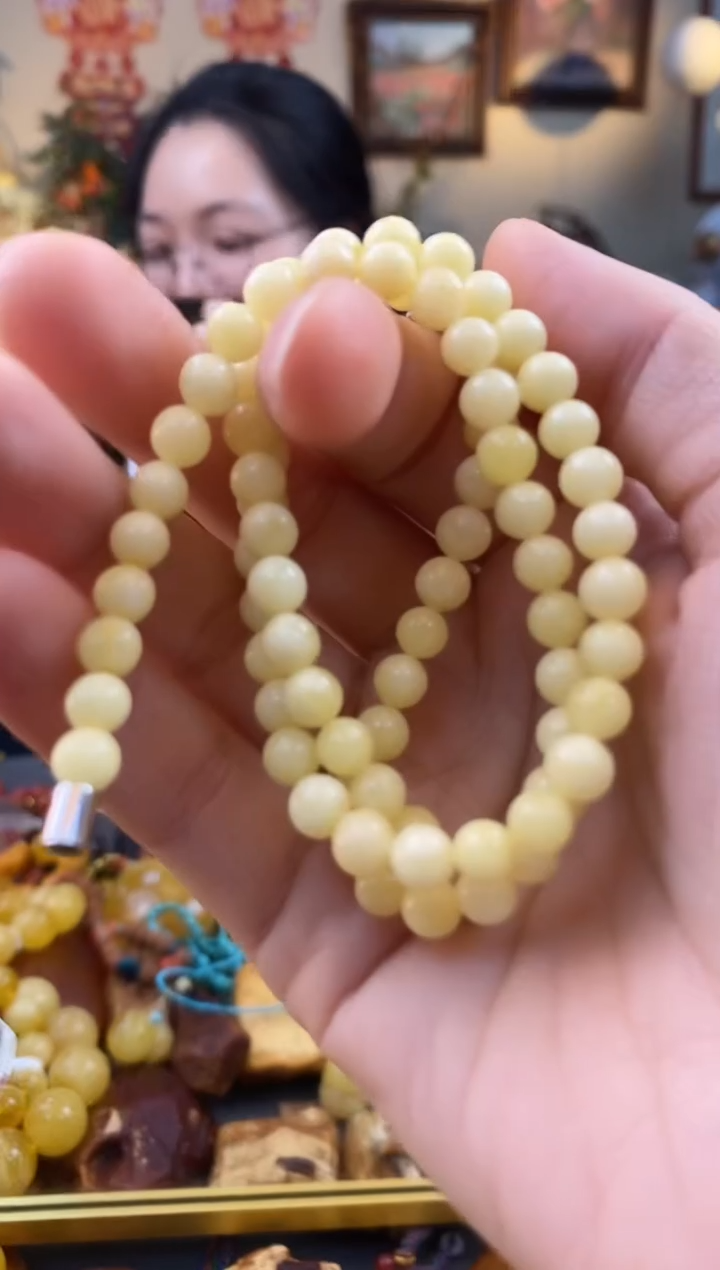 未镶嵌琥珀颈饰项链