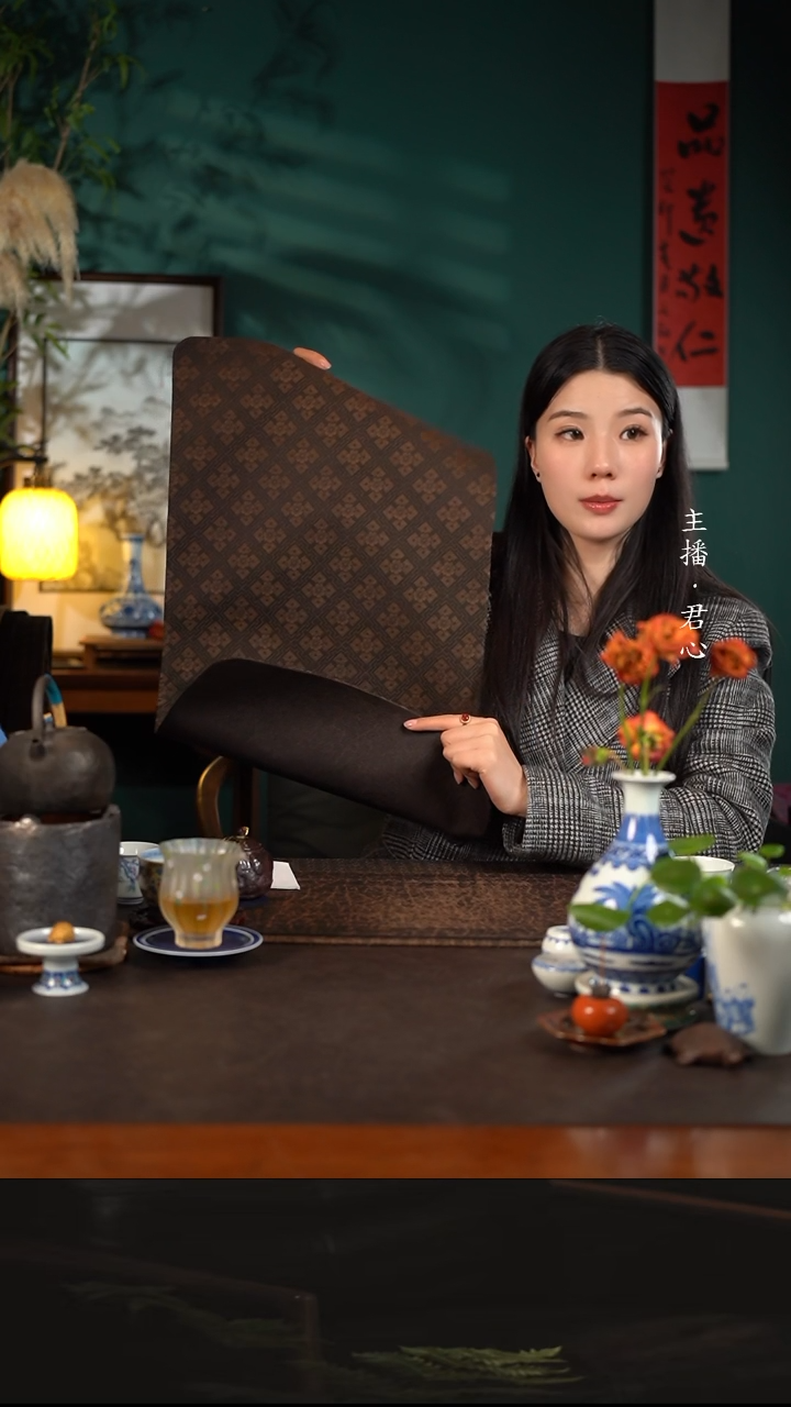 【闪购商品】杯陶瓷杯周边慢蓝加大茶席柿花