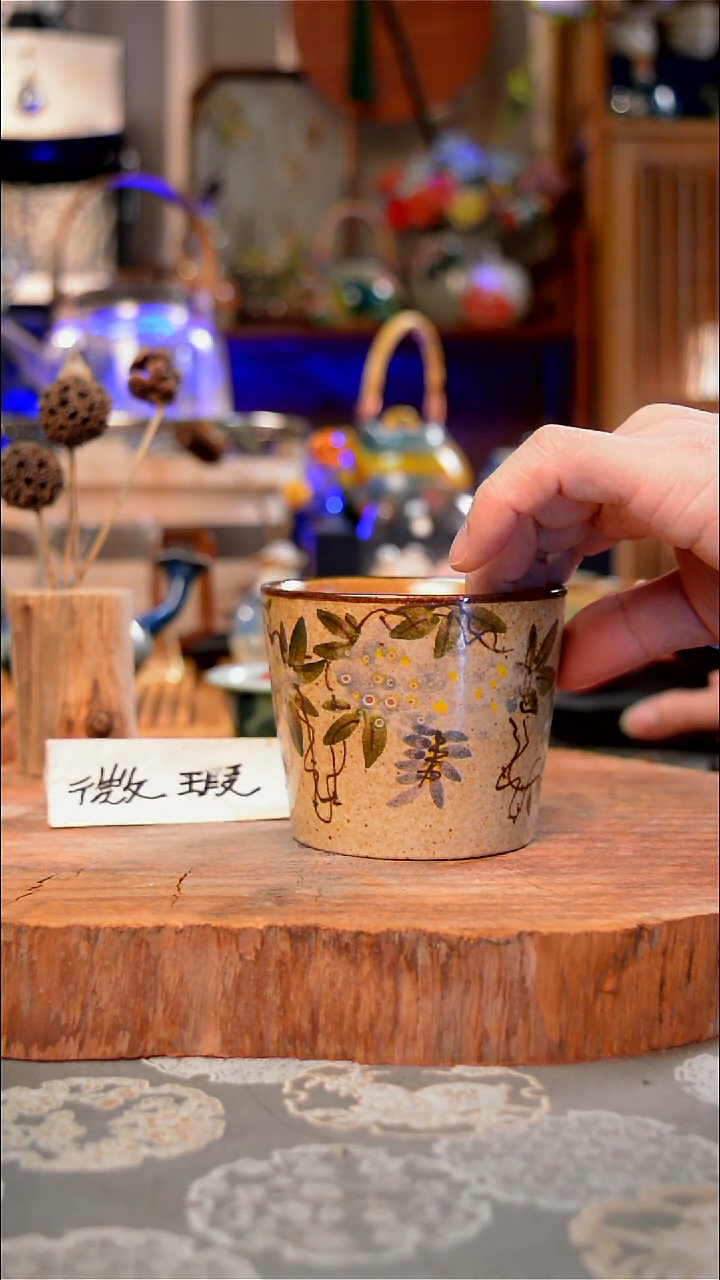 【闪购商品】摆件紫藤花手工手绘手工手绘