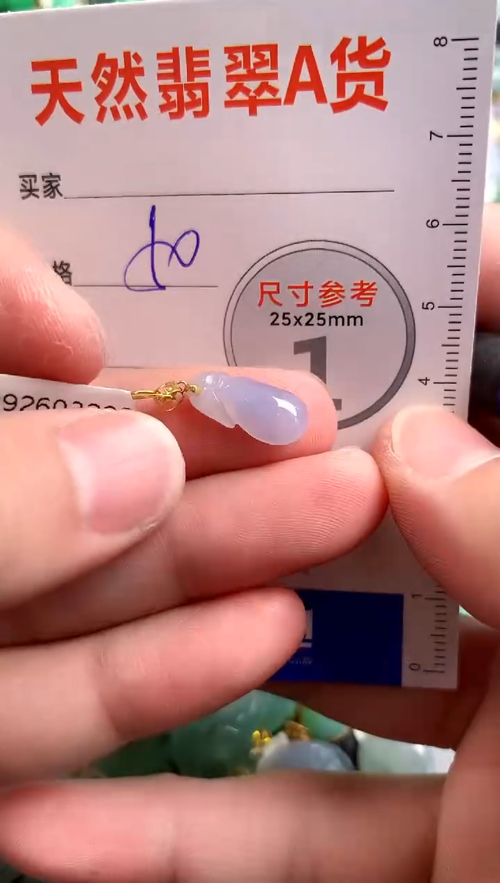 【闪购商品】翡翠颈饰18K金镶嵌14005940