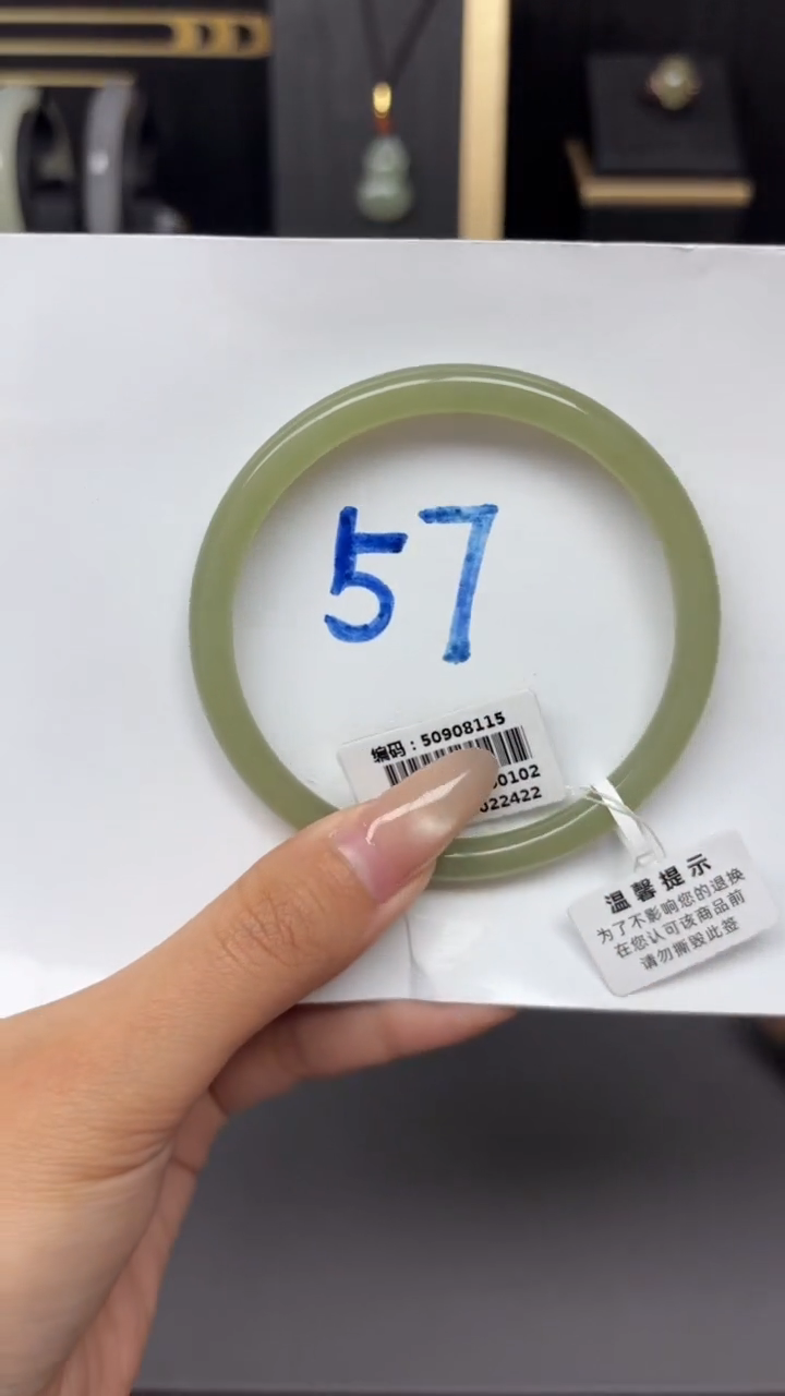 未镶嵌手镯和田玉8115