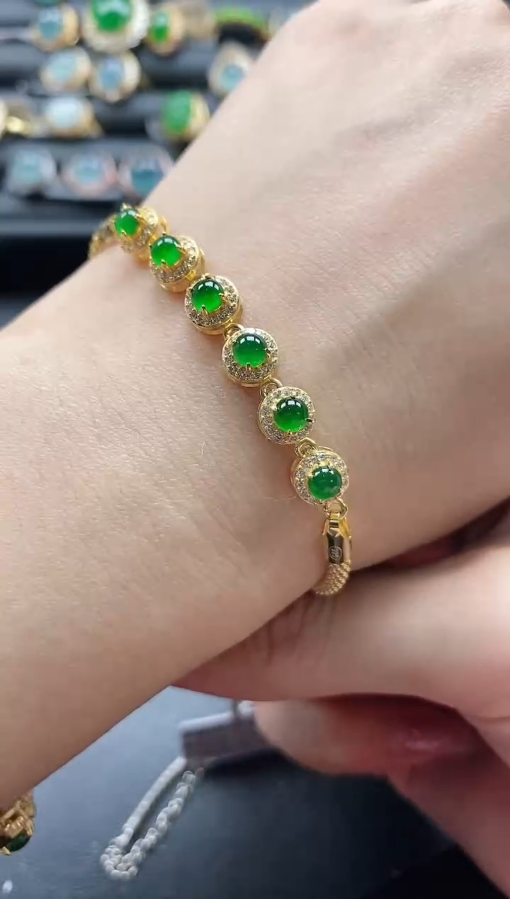 【闪购商品】翡翠戒指银S925镶嵌1111-