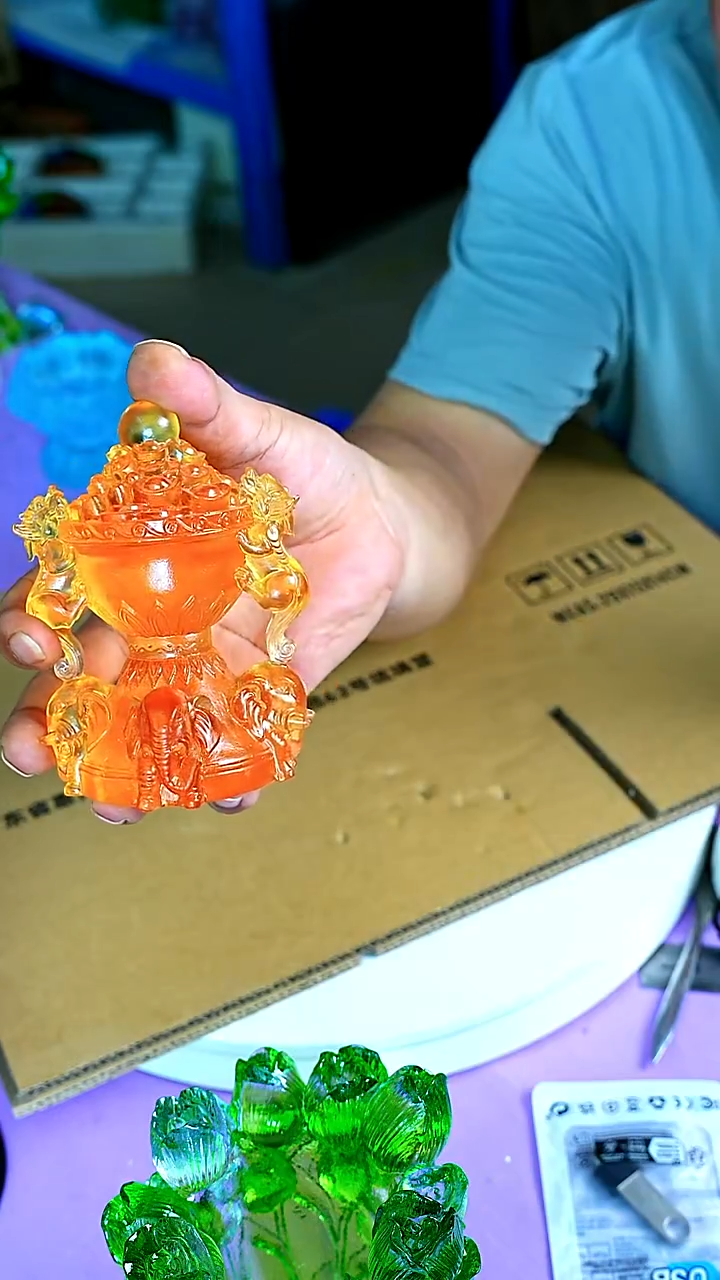 琉璃古法琉璃 摆件