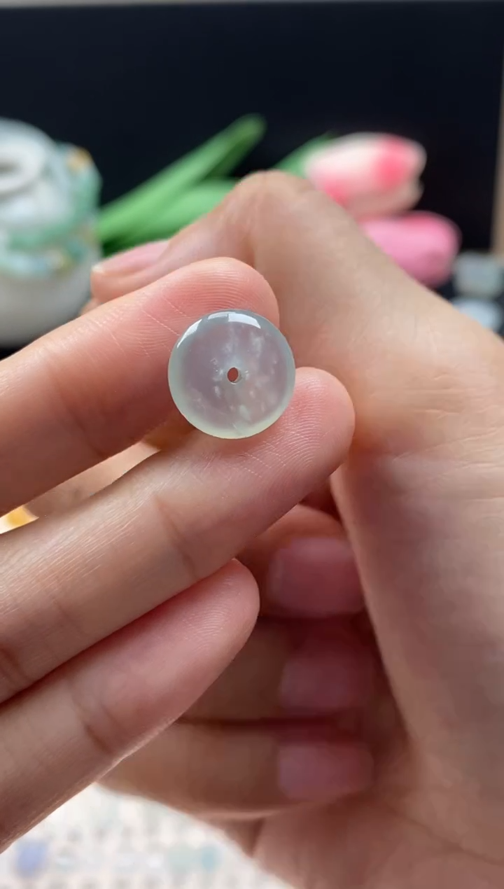 【闪购商品】翡翠颈饰未镶嵌翡翠冰种平安扣