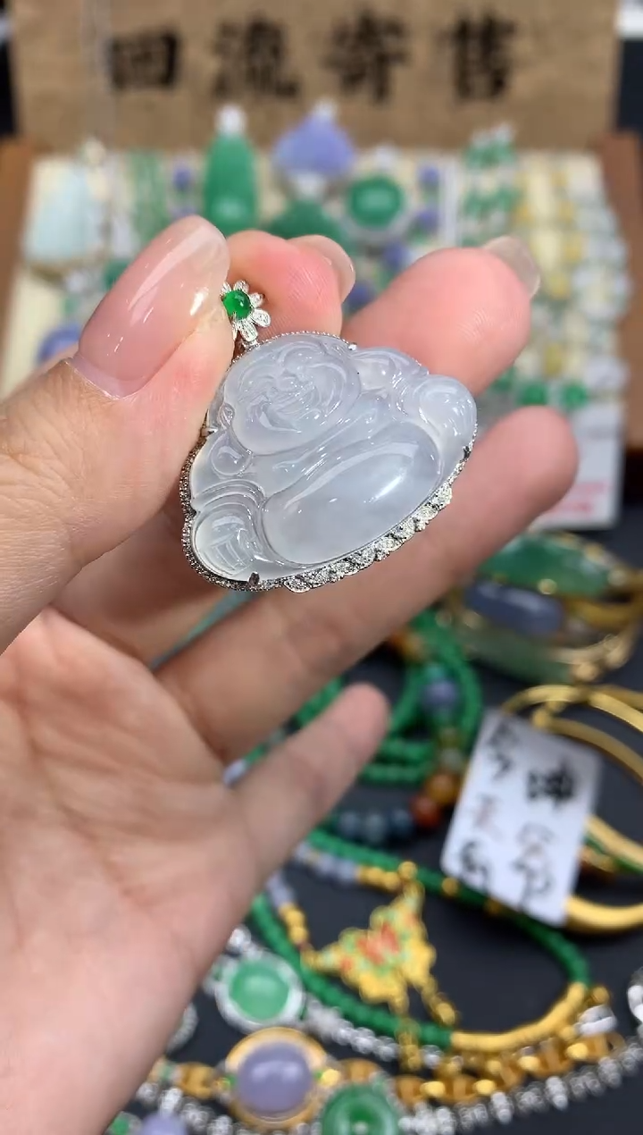 【闪购商品】翡翠颈饰18K金镶嵌330-中国好珍宝