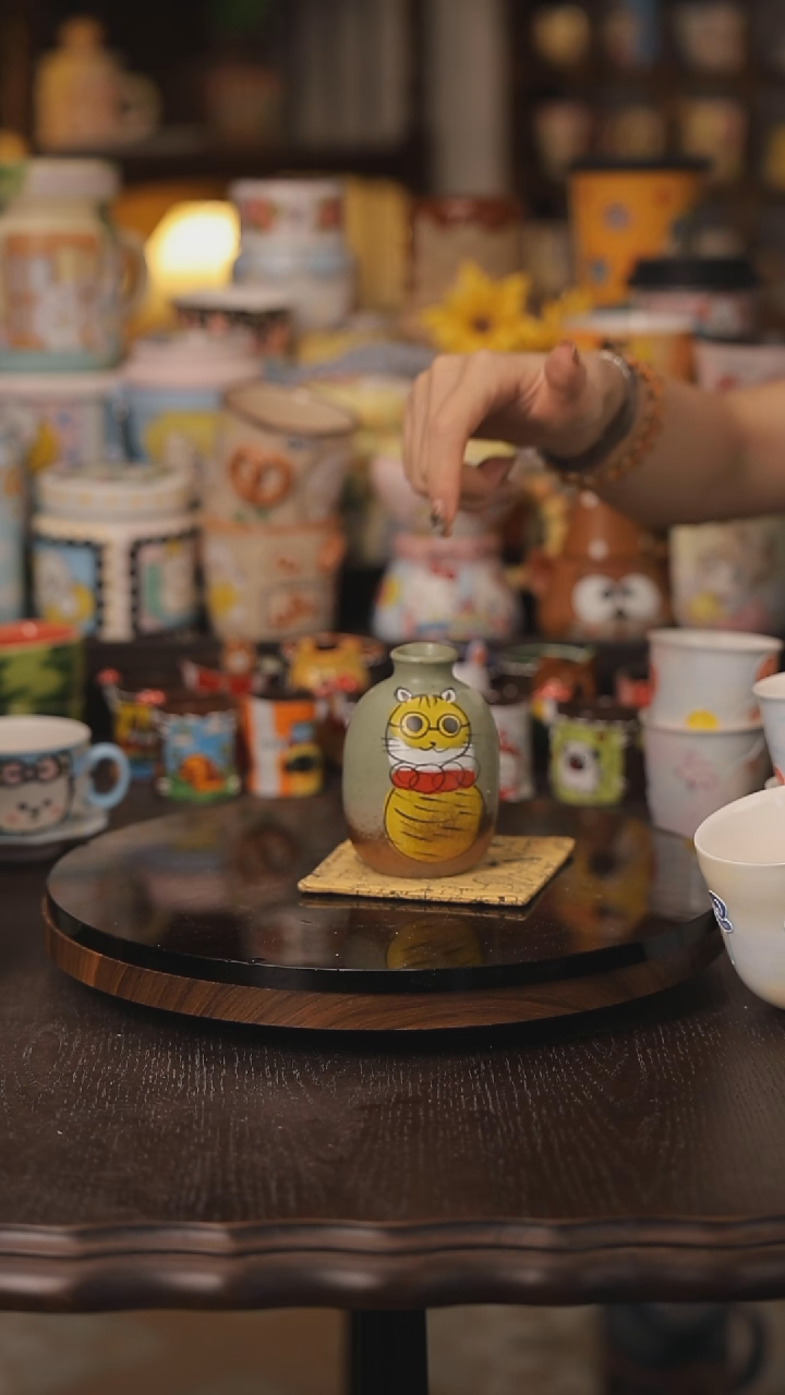 随机景德镇釉下彩绘设计师款式陶瓷