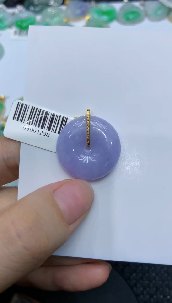 【闪购商品】翡翠颈饰18K金镶嵌111111111