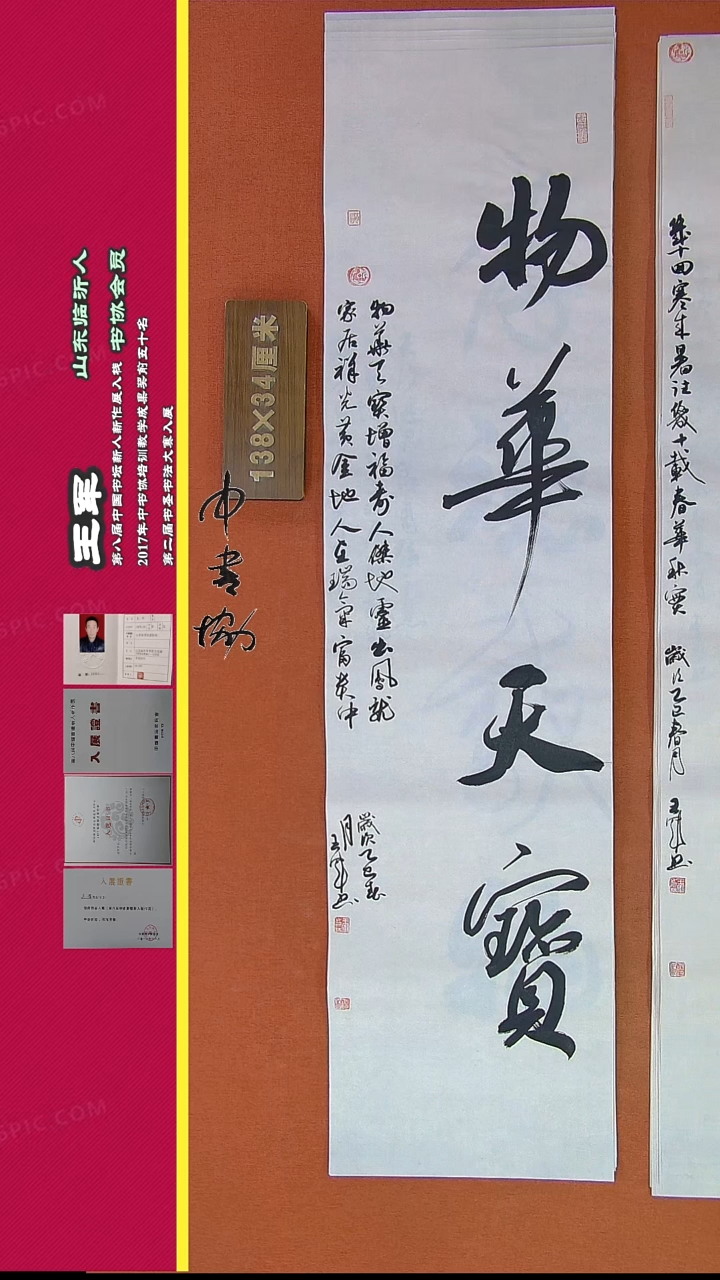 【闪购商品】书法470王军书法精品作品