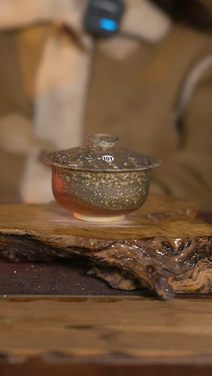  景德镇纯柴烧 盖碗 101