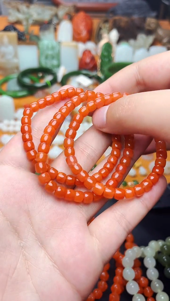 【闪购商品】南红玛瑙手串未镶嵌手串多样性拍一发一01
