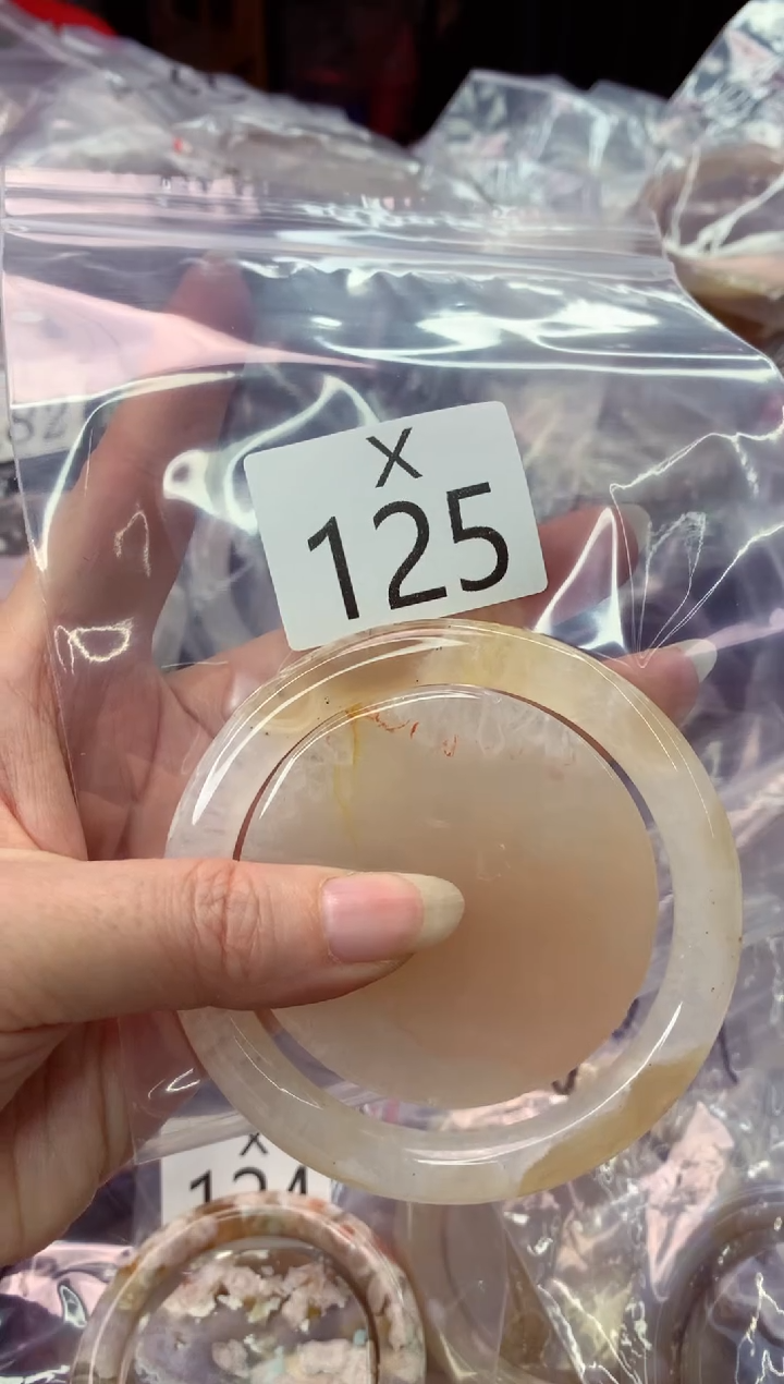 未镶嵌手镯水晶青**海X125-63+