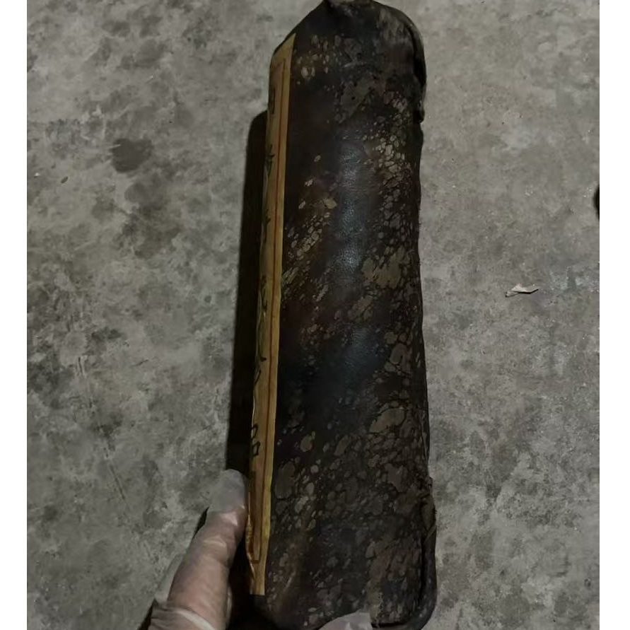 摆件精品小圆牛皮筒