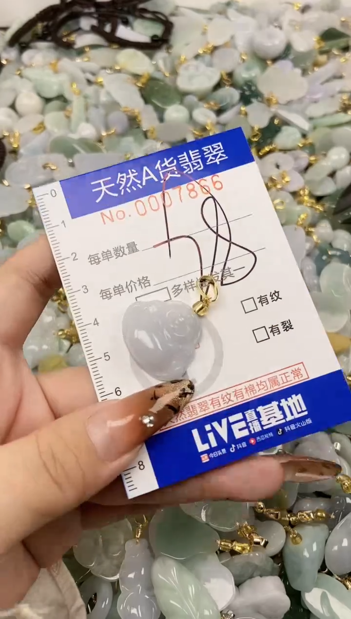 【闪购商品】翡翠颈饰未镶嵌天然A货翡翠