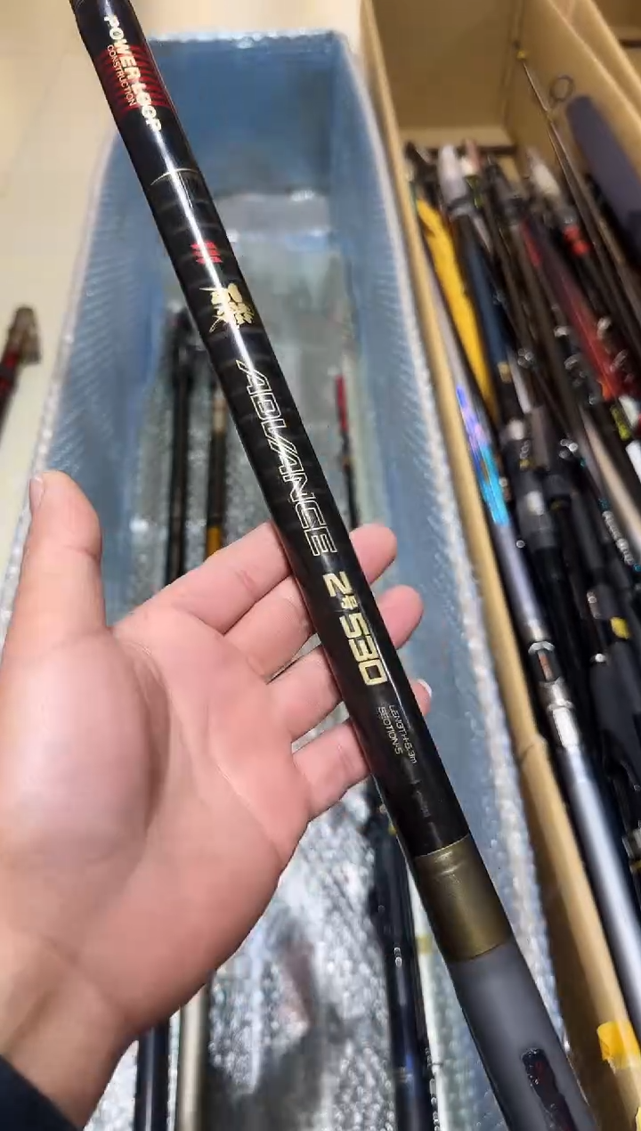 荣**心小李日本中古渔具矶钓竿