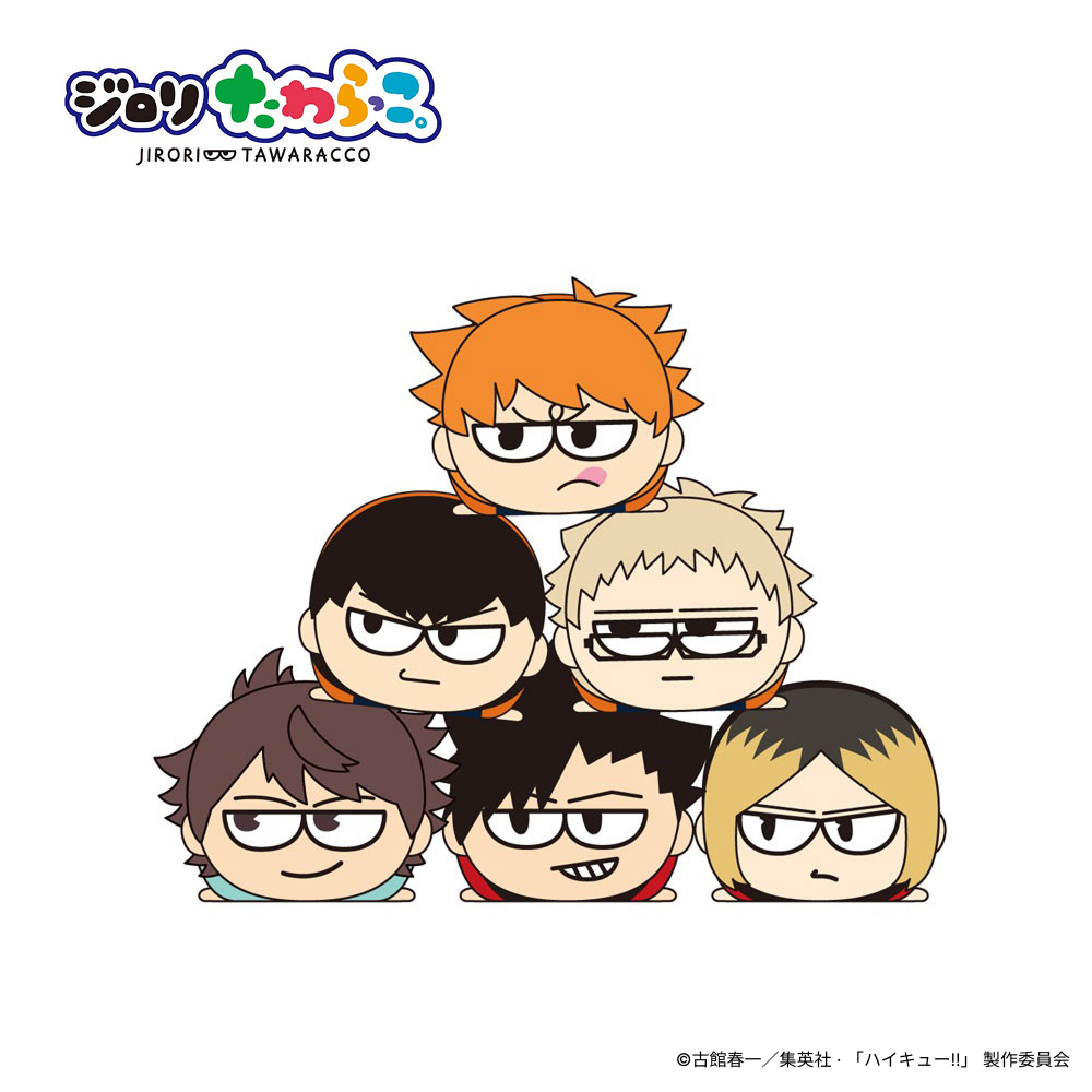 【JF26-ANIPLAZA】排球少年 傻系列 限定毛绒趴趴挂件 盲盒代拆