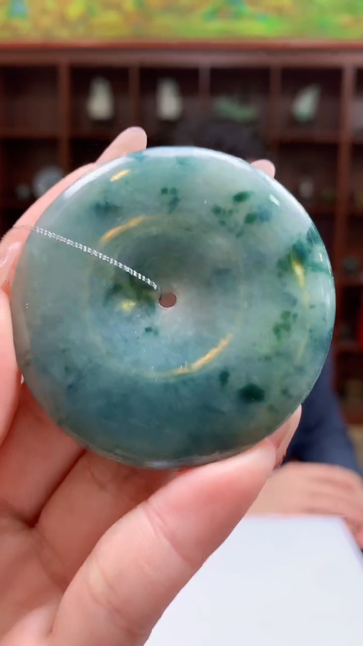 【闪购商品】定制翡翠未镶嵌1049ry-毛货挂件12