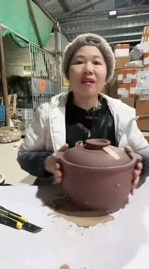 陶瑕疵3.5原陶锅孤品