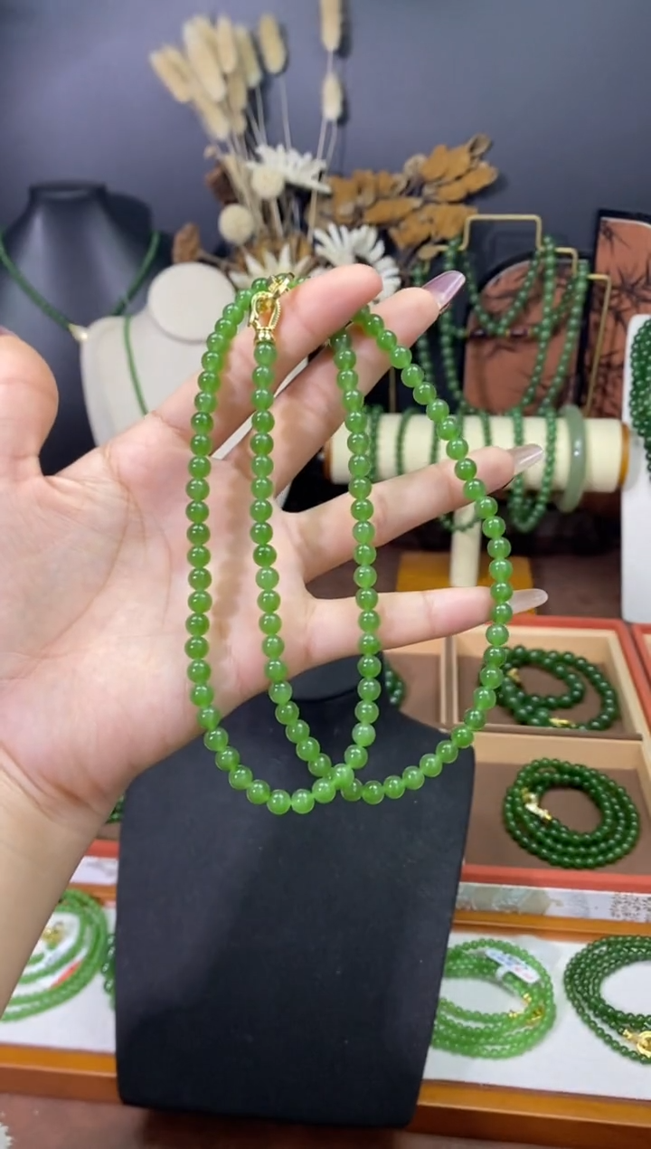【闪购商品】和田玉（碧玉）颈饰未镶嵌6