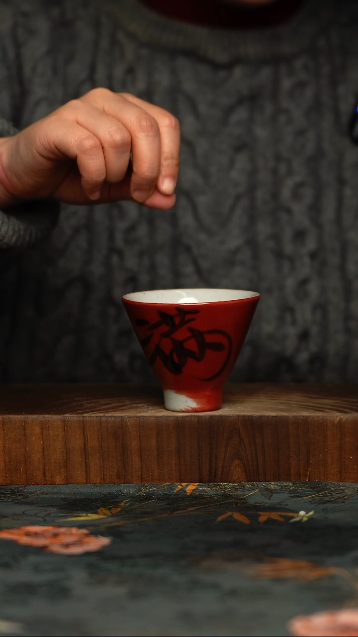 瓷片釉下彩手工手绘同款