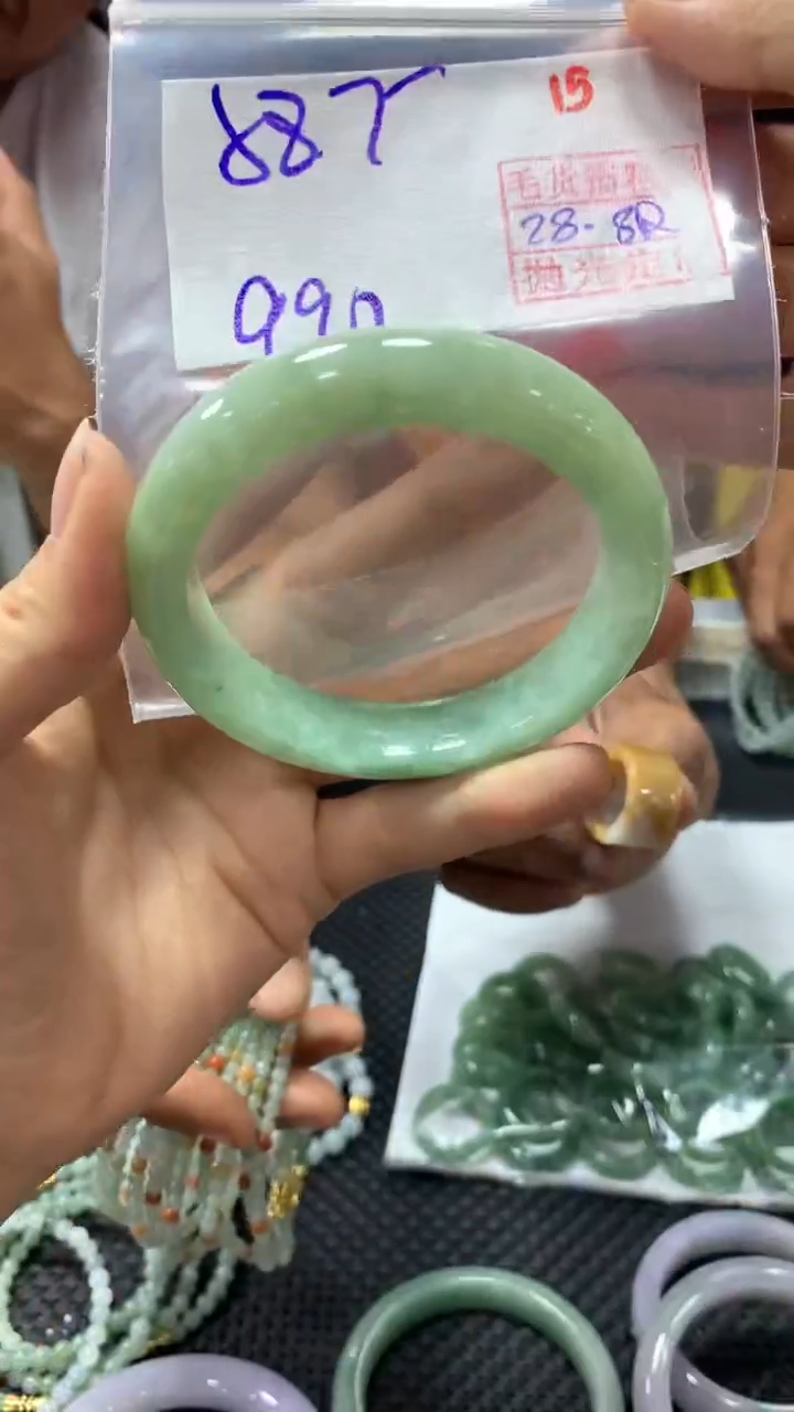 未镶嵌定制翡翠15毛货需精细抛光定制+多样性发1+990