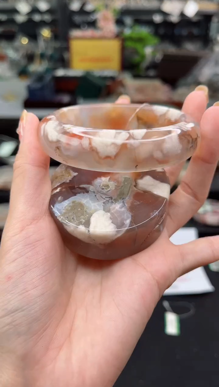 【闪购商品】石英质玉手镯未镶嵌61圈口（赠品镯心）653896