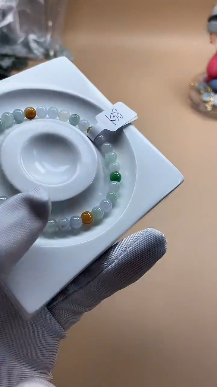 【闪购商品】翡翠手串未镶嵌翡翠手串K38