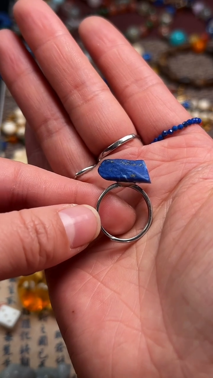 未镶嵌戒指水晶戒指