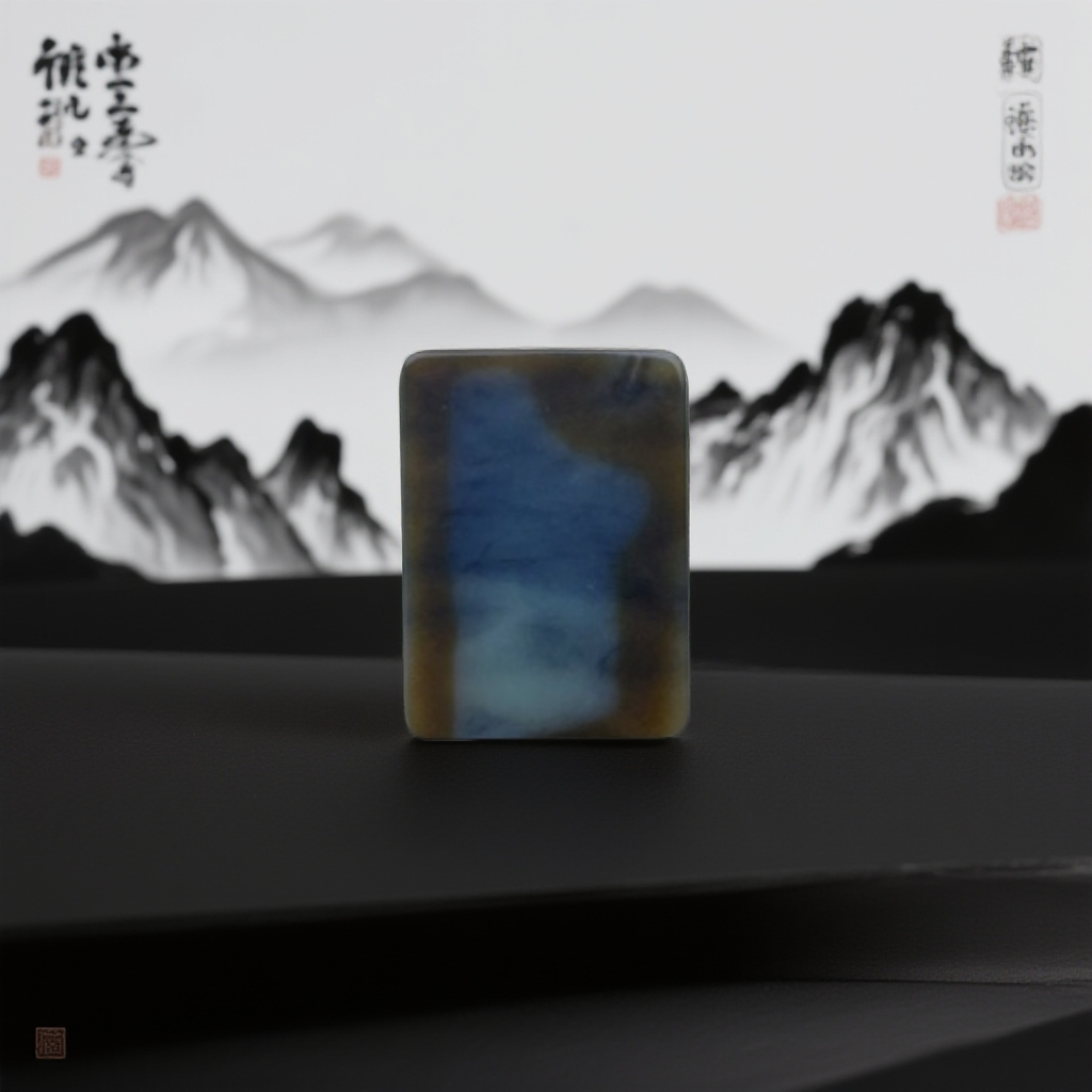 【和田玉·新疆料·楼兰三色·无事牌】亮光·约20克（抖音官方基地质检）