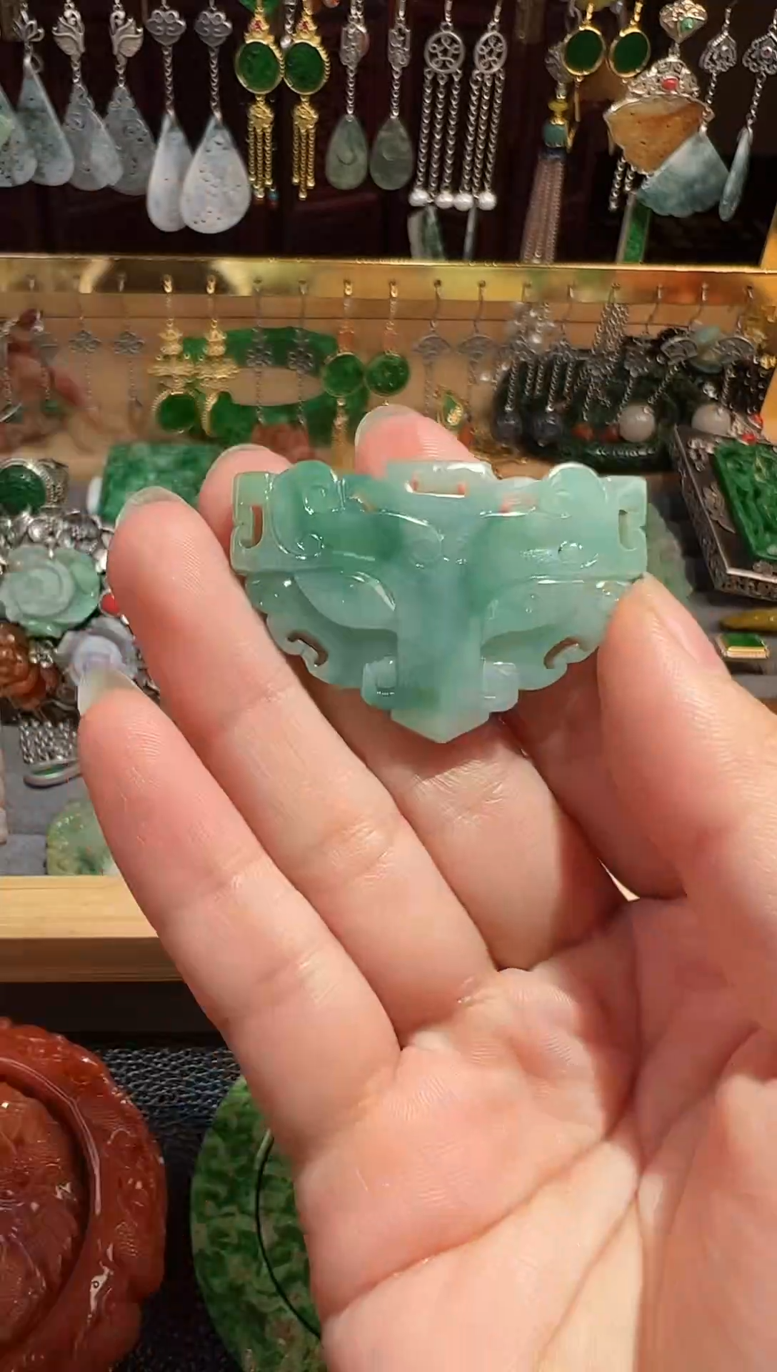 【闪购商品】翡翠挂件未镶嵌翡翠